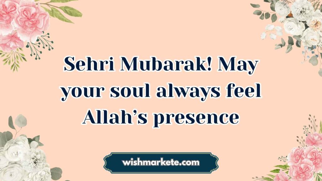 Heart-Touching Sehri Mubarak Wishes