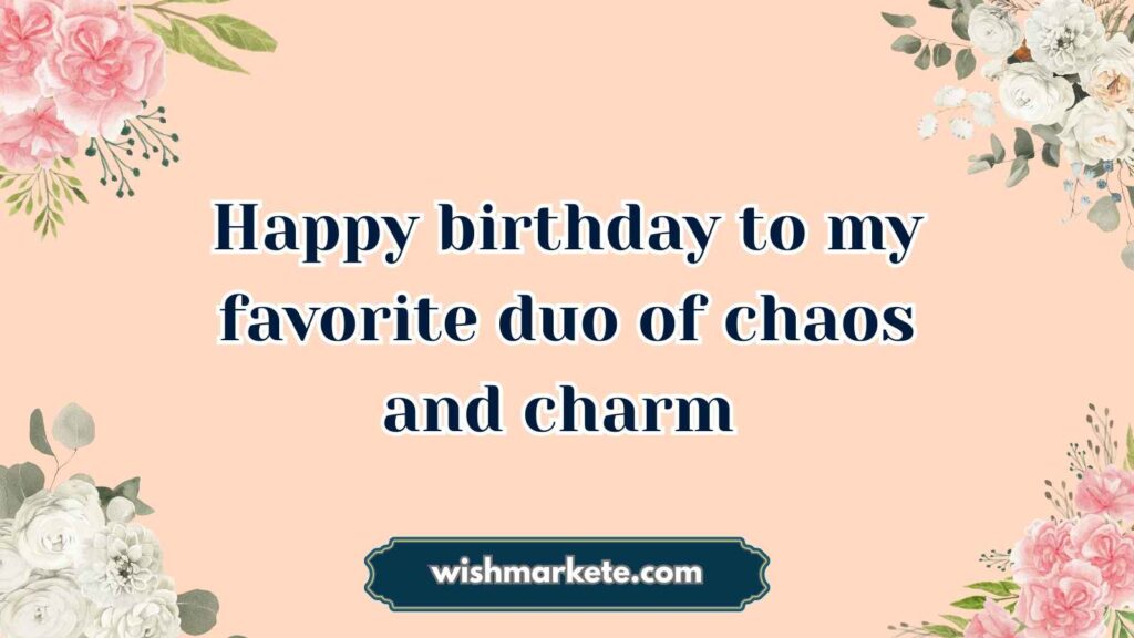 birthday wishes for twins