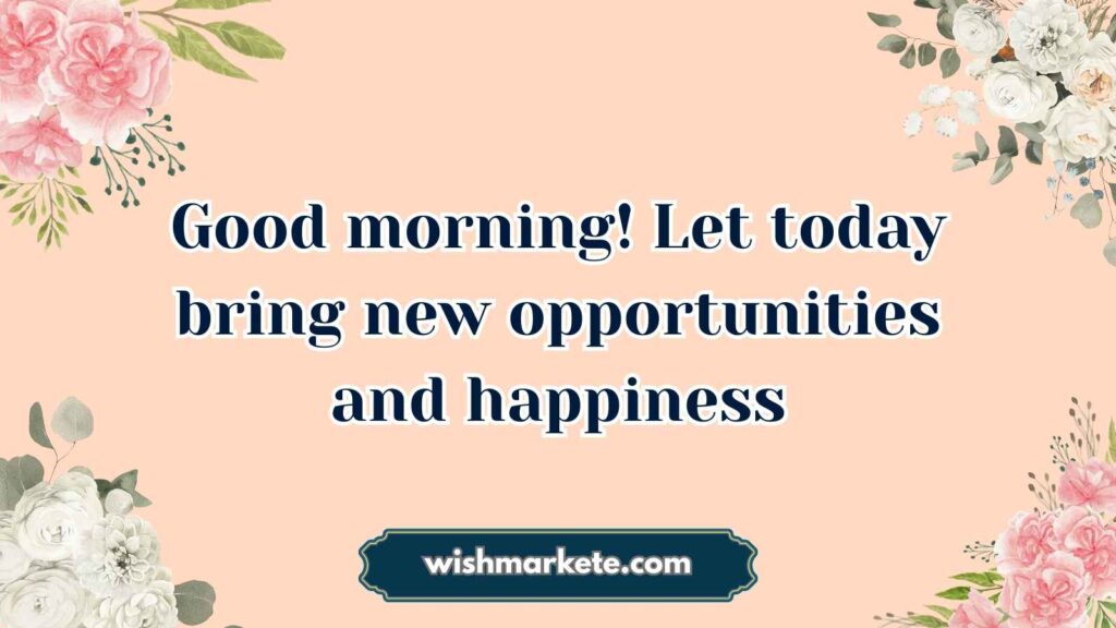 good morning messages