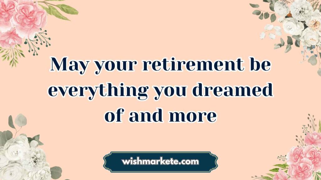 retirement wishes and messages