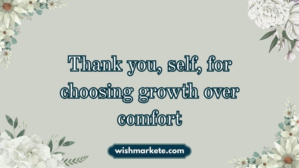 thanking myself quotes